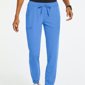 Januu Blue Jogger Scrub Bottoms